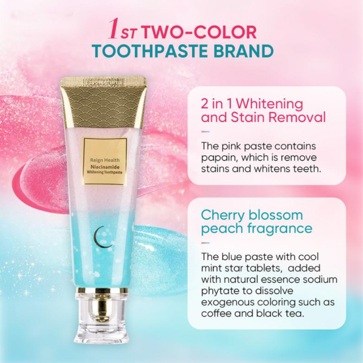 ReignHealth - Triple Whitening Toothpaste